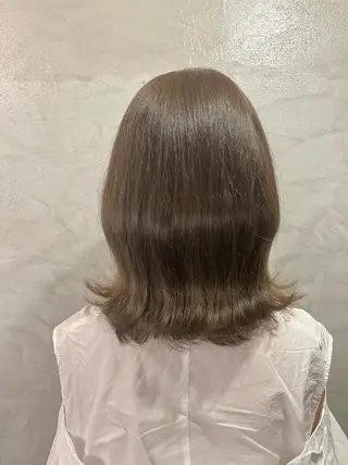 ミディアム カラー 透明感カラー/ ブリーチ無し/RYOのヘアスタイル