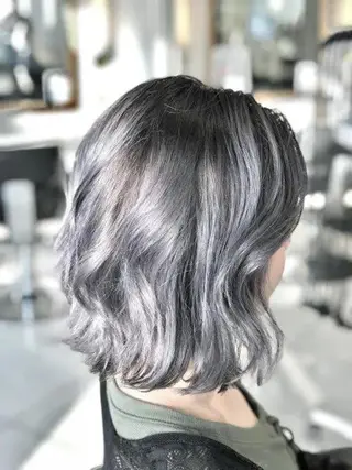 ミディアム 斉藤 翔平のヘアスタイル