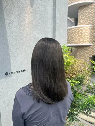 カラー 坂下 かのんのヘアスタイル