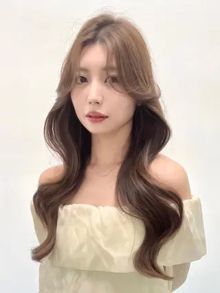 ミディアム 大人っぽ🪽顔まわり ×韓国レイヤー🪽のヘアスタイル
