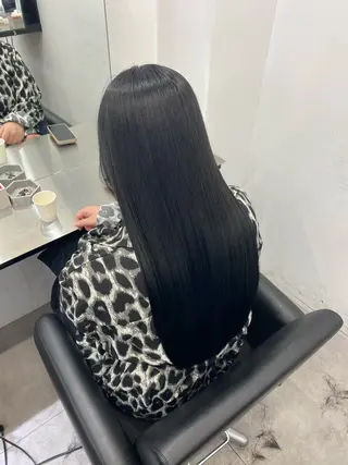 ロング 艶髪/縮毛矯正/ Core mikuaのヘアスタイル