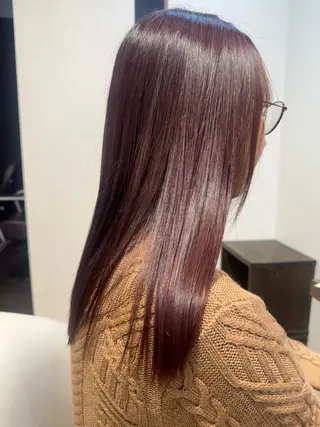 ロング 林 美里のヘアスタイル