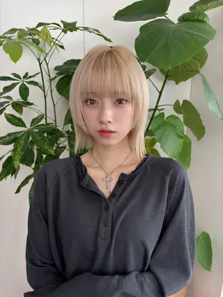 ミディアム 全レングスカット 特化🫧新井啓吾のヘアスタイル