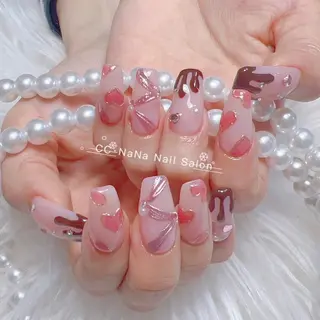 ネイル 💎CC・NaNa 韓国風ネイル🌙Cのネイルデザイン