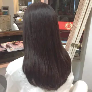 ロング パーマ 榎園 由美のヘアスタイル