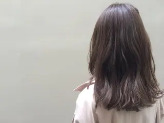 ミディアム セミロング カラー 日々所属・谷 大地のヘアスタイル