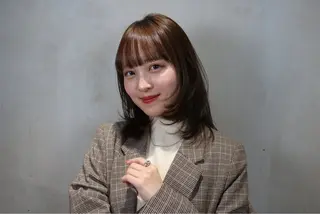 ミディアム layer/ mana🎀🤍のヘアスタイル