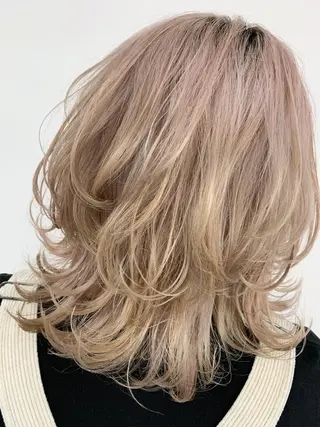 ミディアム 🥇近藤 恭輔🥇 Recharme新保のヘアスタイル