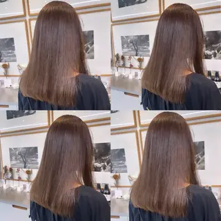 ミディアム カラー カジュアルを女っぽく 𝗮𝘆𝗮𝗰𝗼のヘアスタイル