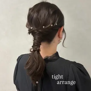 ヘアアレンジ monaヘアアレンジ 🎀/お呼ばれのヘアスタイル