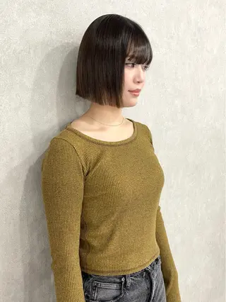 ショート カラー 盛れる顔まわり✨🎀 モテカラー別所好葉のヘアスタイル