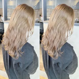 ロング カラー yori SAPPORO所属・yoriダブルカラー 代表すがわらのヘアスタイル