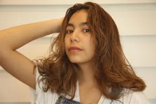ロング カラー sand&rose所属・逗子、パーマスタイル ナオイカイラのヘアスタイル