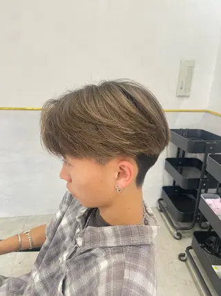 メンズ 透明感艶カラー 💛MAHO💛のヘアスタイル