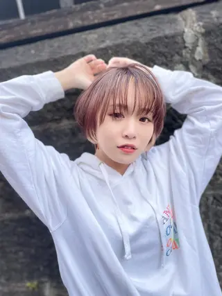 ショート TMJ所属・拓麿✂︎/ショート 専門×透明感カラーのヘアスタイル