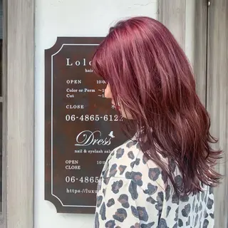 セミロング カラー パーマ ヘアアレンジ 韓国♡ワンホン系 ♡YURIのヘアスタイル