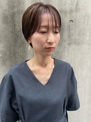 ショート カラー undercurrent (アンダーカレント)所属・Nakano Hajimeのヘアスタイル