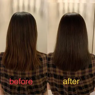 ミディアム カラー 薄毛ケア/痒みケア オガワシンペイのヘアスタイル