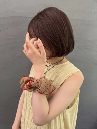 ミディアム カラー パーマ ヘアアレンジ メンズ 心斎橋美容室 Junのヘアスタイル