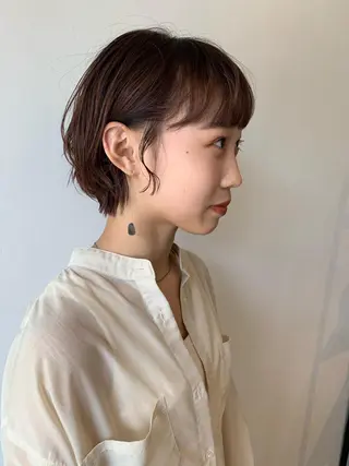 ショート カラー 安藤 佑衣のヘアスタイル