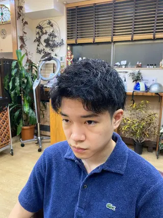 ショート メンズ 浅見 天翔のヘアスタイル