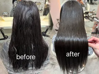 ロング カラー 美髪矯正🫧/ 吉田こうすけのヘアスタイル