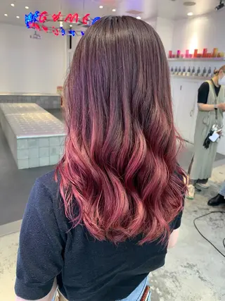 ロング ﾚｲﾔｰ🩵透明感 ೀユイ🌙のヘアスタイル