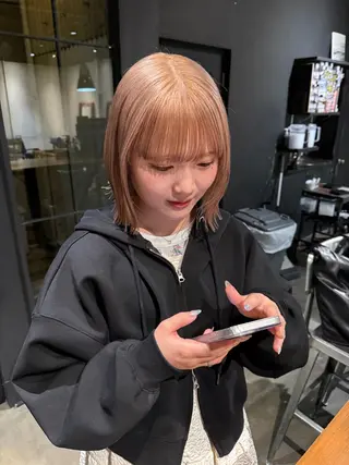 ミディアム fubuki🪷 似合わせカットカラーのヘアスタイル