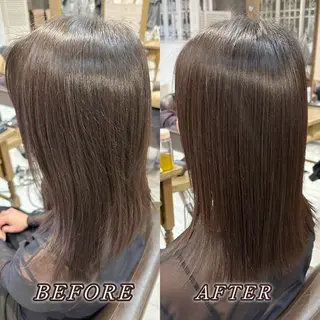 セミロング 縮毛矯正/ショート/ レイヤー/畑中正敏のヘアスタイル