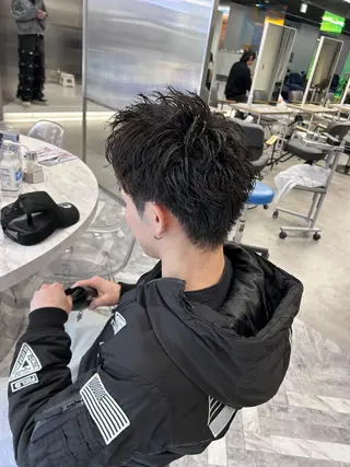 ショート メンズ 冬っぽカラー/ マツエク/ゆきなのマツエク・マツパデザイン