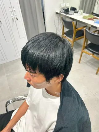 ショート カラー メンズ 與那嶺 紘のヘアスタイル