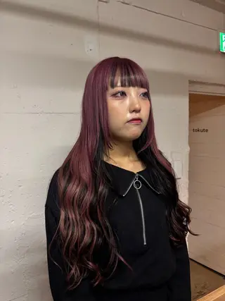 ロング カラー 🩵似合わせカット SEIRA🩵のヘアスタイル