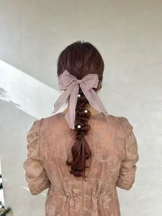 ヘアアレンジ ヘアセット/眉毛カッ ト/Nana〻のヘアスタイル