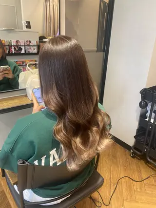 ロング MIREI /韓国風 ショート/大阪美容室のヘアスタイル