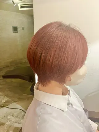 ショート カラー FUJINO RYOのヘアスタイル