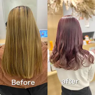 ミディアム カラー salowin梅田茶屋町suite所属・ハイトーンヘア/ 島崎　タクミのヘアスタイル