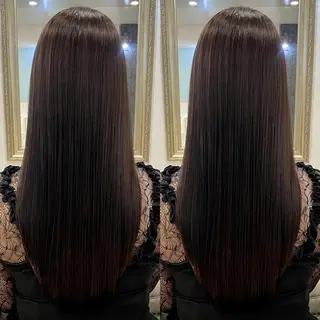 ロング カラー ツバサ 髪質改善のヘアスタイル