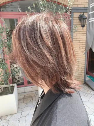 ミディアム メンズ 今村 愛美のヘアスタイル