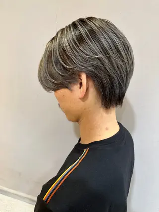 メンズ eL HAIR SALON なんば店所属・ブリーチカラー特化 /焼田貴明のヘアスタイル