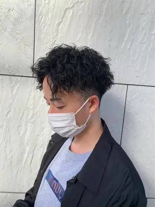ショート パーマ メンズ お悩み解消✨/ メンズパーマ✨/直樹のヘアスタイル