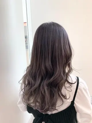 セミロング lucia奈良店所属・lucia RYOのヘアスタイル