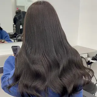 ロング カラー ヘアアレンジ 透明感ラベンダー💗 SHOのヘアスタイル