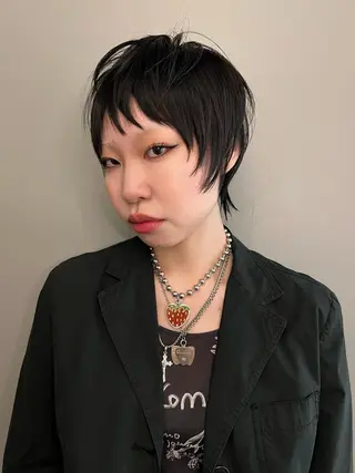 ショート haco＋所属・圧倒的デザイン力 店長🎨RENAのヘアスタイル