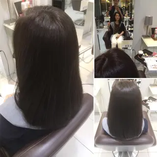 ロング カラー 髪質改善/ 艶髪カラー/益田直幸のヘアスタイル