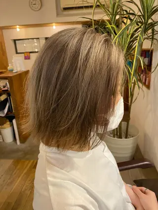 ミディアム カラー 小顔ショート/ボブ/ 川口京佑のヘアスタイル