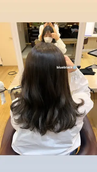 ロング 顔周りカット/ 似合わせ/momo/のヘアスタイル