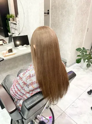 ロング 🦋ハイトーン🦋 石山 希理🦋のヘアスタイル