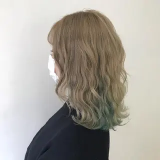 ミディアム カラー ていねい技術No.1 🌈諏訪 健太のヘアスタイル