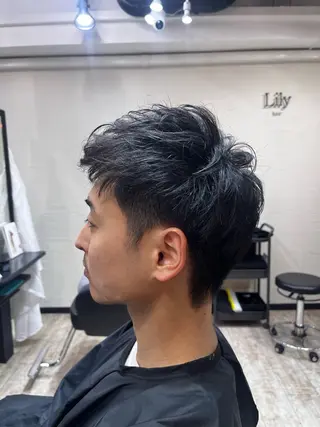 ショート Lily hair所属・メンズ’ショート特化 クロスのヘアスタイル