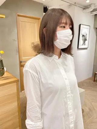 ミディアム ボブ/レイヤー 🌟梅田盛一🌟のヘアスタイル